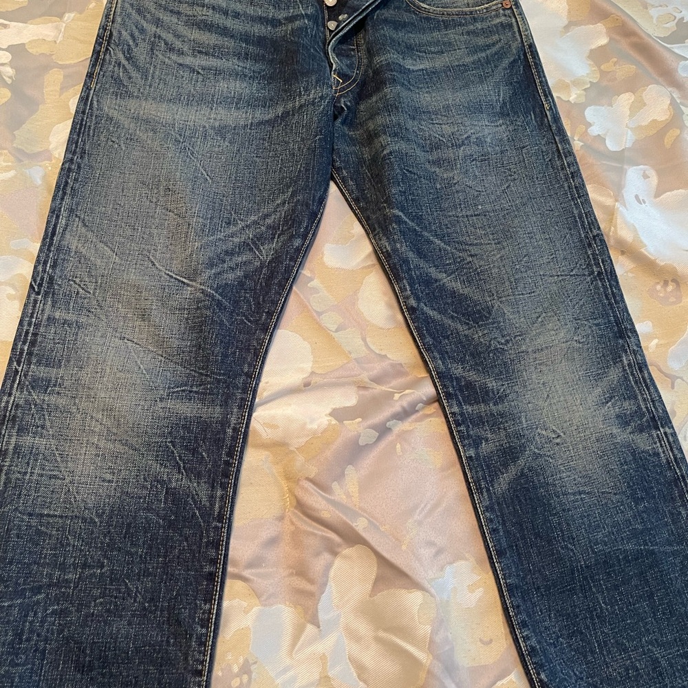 Brand new RRL low straight jeans. 31/30